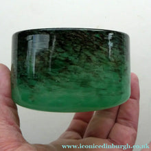 Load image into Gallery viewer, SCOTTISH GLASS. Fabulous 1920s Small Antique Scottish Monart Glass Bowl with Straight Sides. Diameter 3 3/4 inches

