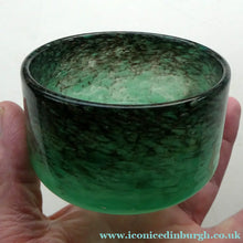 Load image into Gallery viewer, SCOTTISH GLASS. Fabulous 1920s Small Antique Scottish Monart Glass Bowl with Straight Sides. Diameter 3 3/4 inches
