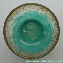 Load image into Gallery viewer, SCOTTISH GLASS. Fabulous 1920s Small Antique Monart Round Glass Bowl
