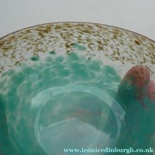 Load image into Gallery viewer, SCOTTISH GLASS. Fabulous 1920s Small Antique Monart Round Glass Bowl
