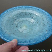 Load image into Gallery viewer, SCOTTISH GLASS. Fabulous LARGE 1920s Antique Monart Shallow Bowl with Rim
