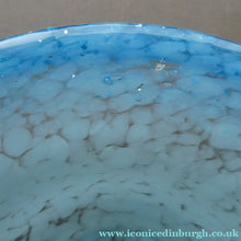 Load image into Gallery viewer, SCOTTISH GLASS. Fabulous LARGE 1920s Antique Monart Shallow Bowl with Rim
