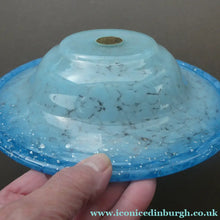 Load image into Gallery viewer, SCOTTISH GLASS. Fabulous LARGE 1920s Antique Monart Shallow Bowl with Rim
