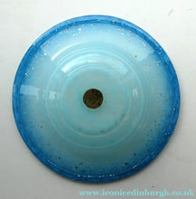 Load image into Gallery viewer, SCOTTISH GLASS. Fabulous LARGE 1920s Antique Monart Shallow Bowl with Rim
