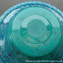 Load image into Gallery viewer, SCOTTISH GLASS. Fabulous 1920s Antique Scottish Monart Shallow Bowl with Rim. 5 3/4 inches
