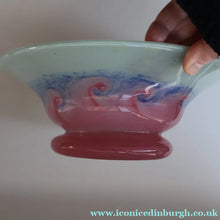 Load image into Gallery viewer, SCOTTISH GLASS. Fabulous Scottish VASART Shallow Bowl with Rim. 9 3/4 inches diameter
