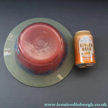 Load image into Gallery viewer, SCOTTISH GLASS. Fabulous Scottish VASART Shallow Bowl with Rim. 9 3/4 inches diameter
