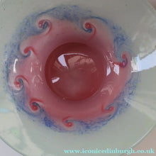 Load image into Gallery viewer, SCOTTISH GLASS. Fabulous Scottish VASART Shallow Bowl with Rim. 9 3/4 inches diameter
