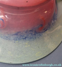 Load image into Gallery viewer, SCOTTISH GLASS. Fabulous Scottish VASART Shallow Bowl with Rim. 9 3/4 inches diameter
