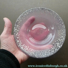 Load image into Gallery viewer, Vintage Pink Scottish Art Glass Vasart Shallow Bowl
