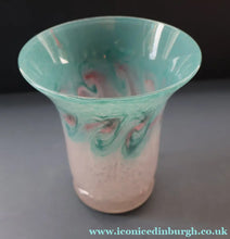 Load image into Gallery viewer, SCOTTISH GLASS by VASART. Fine 1950s Large Art Glass Vase. 7 inches in height
