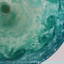 Load image into Gallery viewer, SCOTTISH GLASS. Fine Large MONART Glass Bucket Vase. Original Label: OE VI
