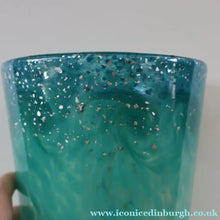 Load image into Gallery viewer, SCOTTISH GLASS. Fine Large MONART Glass Bucket Vase. Original Label: OE VI
