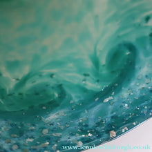 Load image into Gallery viewer, SCOTTISH GLASS. Fine Large MONART Glass Bucket Vase. Original Label: OE VI
