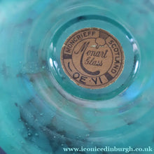 Load image into Gallery viewer, SCOTTISH GLASS. Fine Large MONART Glass Bucket Vase. Original Label: OE VI
