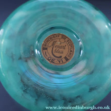Load image into Gallery viewer, SCOTTISH GLASS. Fine Large MONART Glass Bucket Vase. Original Label: OE VI

