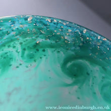 Load image into Gallery viewer, SCOTTISH GLASS. Fine Large MONART Glass Bucket Vase. Original Label: OE VI

