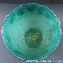 Load image into Gallery viewer, SCOTTISH GLASS. Fine Large MONART Glass Bucket Vase. Original Label: OE VI
