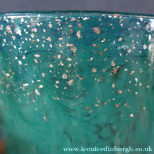 Load image into Gallery viewer, SCOTTISH GLASS. Fine Large MONART Glass Bucket Vase. Original Label: OE VI

