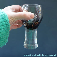 Load image into Gallery viewer, FOUR Caithness CANISBAY LARGE Peat Coloured Wine Glasses. Space Age Shape. 5 1/4 inches in height
