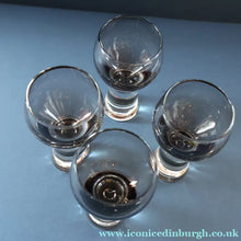 Load image into Gallery viewer, FOUR Caithness CANISBAY LARGE Peat Coloured Wine Glasses. Space Age Shape. 5 1/4 inches in height
