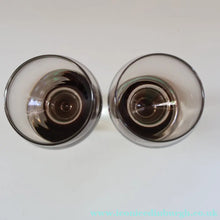 Load image into Gallery viewer, FOUR Caithness CANISBAY LARGE Peat Coloured Wine Glasses. Space Age Shape. 5 1/4 inches in height
