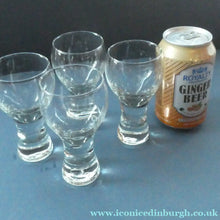 Load image into Gallery viewer, SET OF FOUR Caithness CANISBAY Small CLEAR Coloured Glasses
