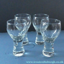 Load image into Gallery viewer, SET OF FOUR Caithness CANISBAY Small CLEAR Coloured Glasses
