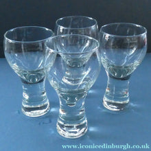 Load image into Gallery viewer, SET OF FOUR Caithness CANISBAY Small CLEAR Coloured Glasses
