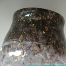 Load image into Gallery viewer, 1930s Monart Glass Vase with Gold Aventurine Flakes

