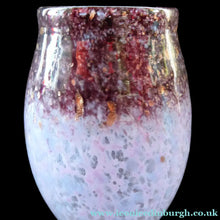 Load image into Gallery viewer, 1930s Monart Glass Vase with Gold Aventurine Flakes
