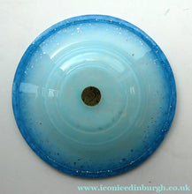 Load image into Gallery viewer, SCOTTISH GLASS. Fabulous LARGE 1920s Antique Monart Shallow Bowl with Rim
