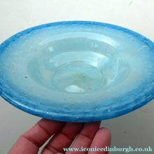 Load image into Gallery viewer, SCOTTISH GLASS. Fabulous LARGE 1920s Antique Monart Shallow Bowl with Rim
