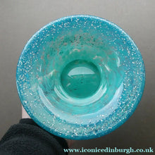 Load image into Gallery viewer, SCOTTISH GLASS. Fabulous 1920s Antique Scottish Monart Shallow Bowl with Rim. 5 3/4 inches
