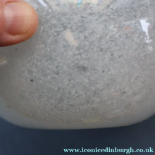 Load image into Gallery viewer, SCOTTISH GLASS: Large 1950s VASART Glass Vase of Bulbous Shape with Tutti-Frutti Swirls
