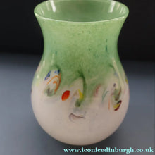 Load image into Gallery viewer, SCOTTISH GLASS: Large 1950s VASART Glass Vase of Bulbous Shape with Tutti-Frutti Swirls
