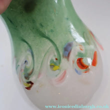 Load image into Gallery viewer, SCOTTISH GLASS: Large 1950s VASART Glass Vase of Bulbous Shape with Tutti-Frutti Swirls
