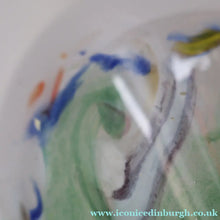 Load image into Gallery viewer, SCOTTISH GLASS: Large 1950s VASART Glass Vase of Bulbous Shape with Tutti-Frutti Swirls
