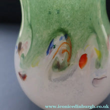 Load image into Gallery viewer, SCOTTISH GLASS: Large 1950s VASART Glass Vase of Bulbous Shape with Tutti-Frutti Swirls

