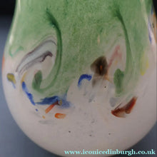 Load image into Gallery viewer, SCOTTISH GLASS: Large 1950s VASART Glass Vase of Bulbous Shape with Tutti-Frutti Swirls - British Glass
