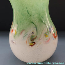 Load image into Gallery viewer, SCOTTISH GLASS: Large 1950s VASART Glass Vase of Bulbous Shape with Tutti-Frutti Swirls
