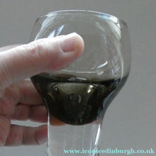 Load image into Gallery viewer, PAIR of Caithness CANISBAY LARGE Peat Coloured Wine Glasses. Space Age Shape. 5 1/4 inches in height
