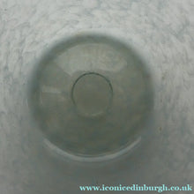 Load image into Gallery viewer, SCOTTISH GLASS. 1940s 1950s Clear Blue and Green Vasart Vase SIGNED
