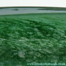 Load image into Gallery viewer, SCOTTISH GLASS. 1940s 1950s Clear Blue and Green Vasart Vase SIGNED
