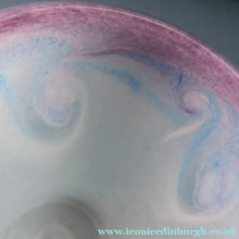 Load image into Gallery viewer, SCOTTISH GLASS. Pale Pastel Colours. Signed VASART Glass Bucket Vase. 7 3/4 inches
