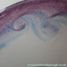 Load image into Gallery viewer, SCOTTISH GLASS. Pale Pastel Colours. Signed VASART Glass Bucket Vase. 7 3/4 inches
