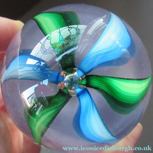 Load image into Gallery viewer, Paul Ysart H Cane Harland Fountain Scottish Paperweight
