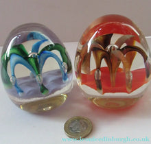 Load image into Gallery viewer, Paul Ysart H Cane Harland Fountain Scottish Paperweight
