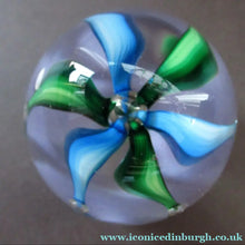 Load image into Gallery viewer, Paul Ysart H Cane Harland Fountain Scottish Paperweight
