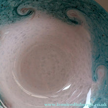 Load image into Gallery viewer, SCOTTISH GLASS. Fabulous Scottish VASART Shallow Bowl with Rim. 8 inches 

